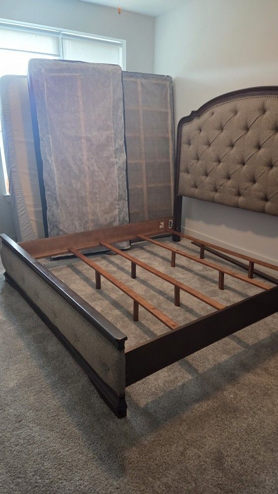 King Upholstered Bed Frame