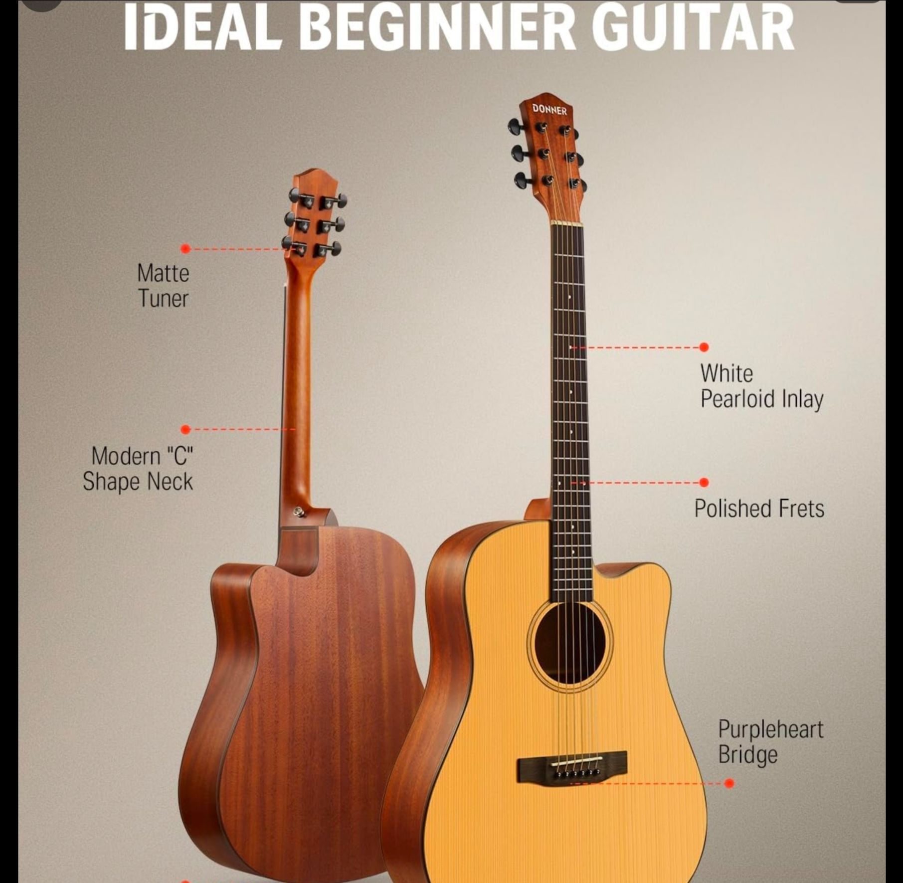 Donner Acoustic Guitar