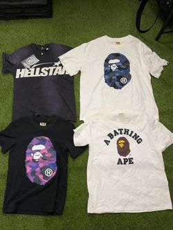 bape and hellstar shirts