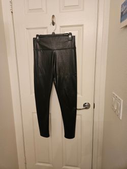 Black pleather pants