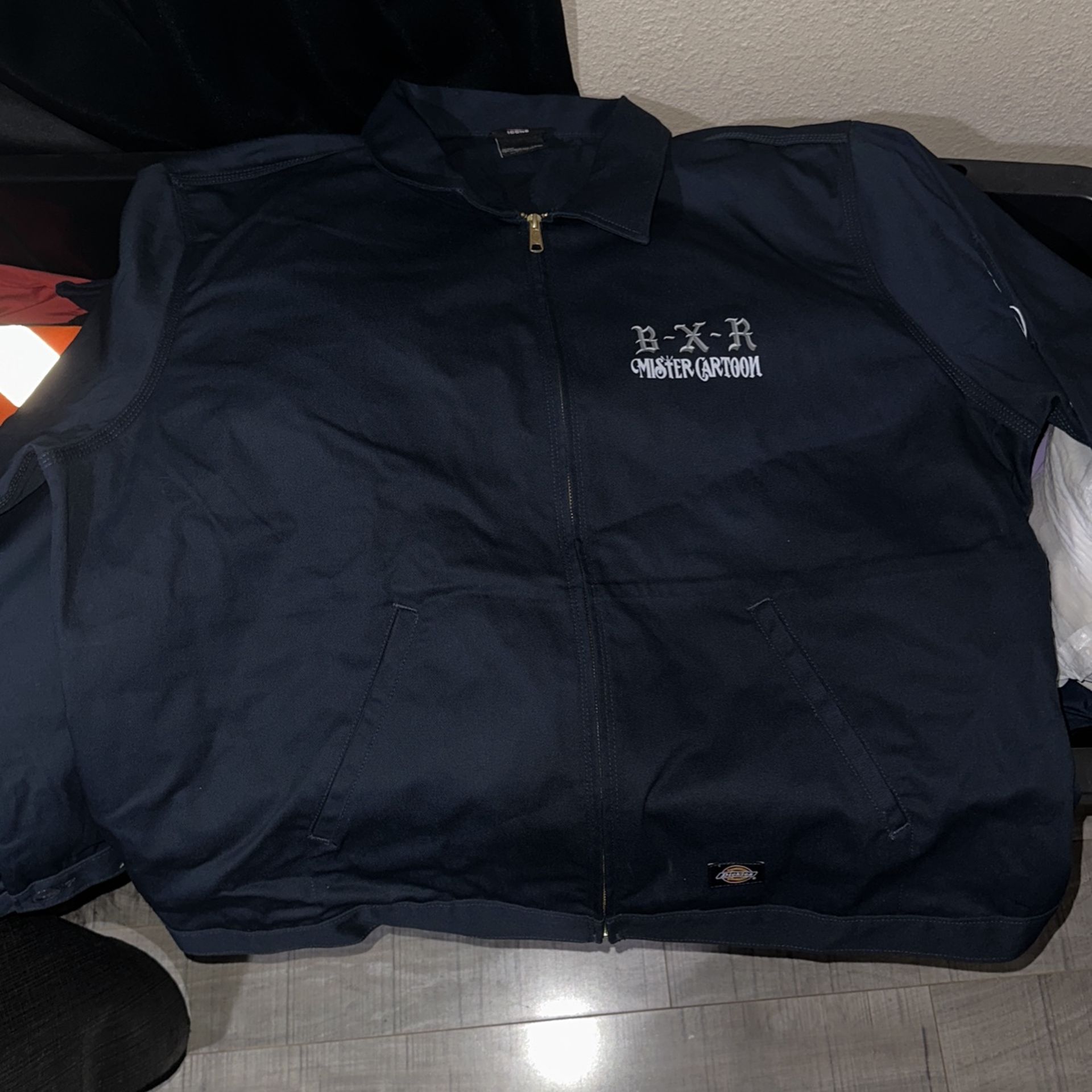 Born X Raised Mister Cartoon Dickies Jacket for Sale in Born X Raised Mister Cartoon Dickies Jacket for Sale in