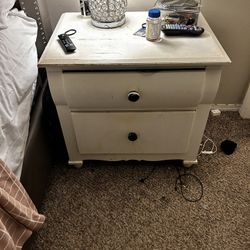 FREE ANTIQUE White Dresser & Nightstands 