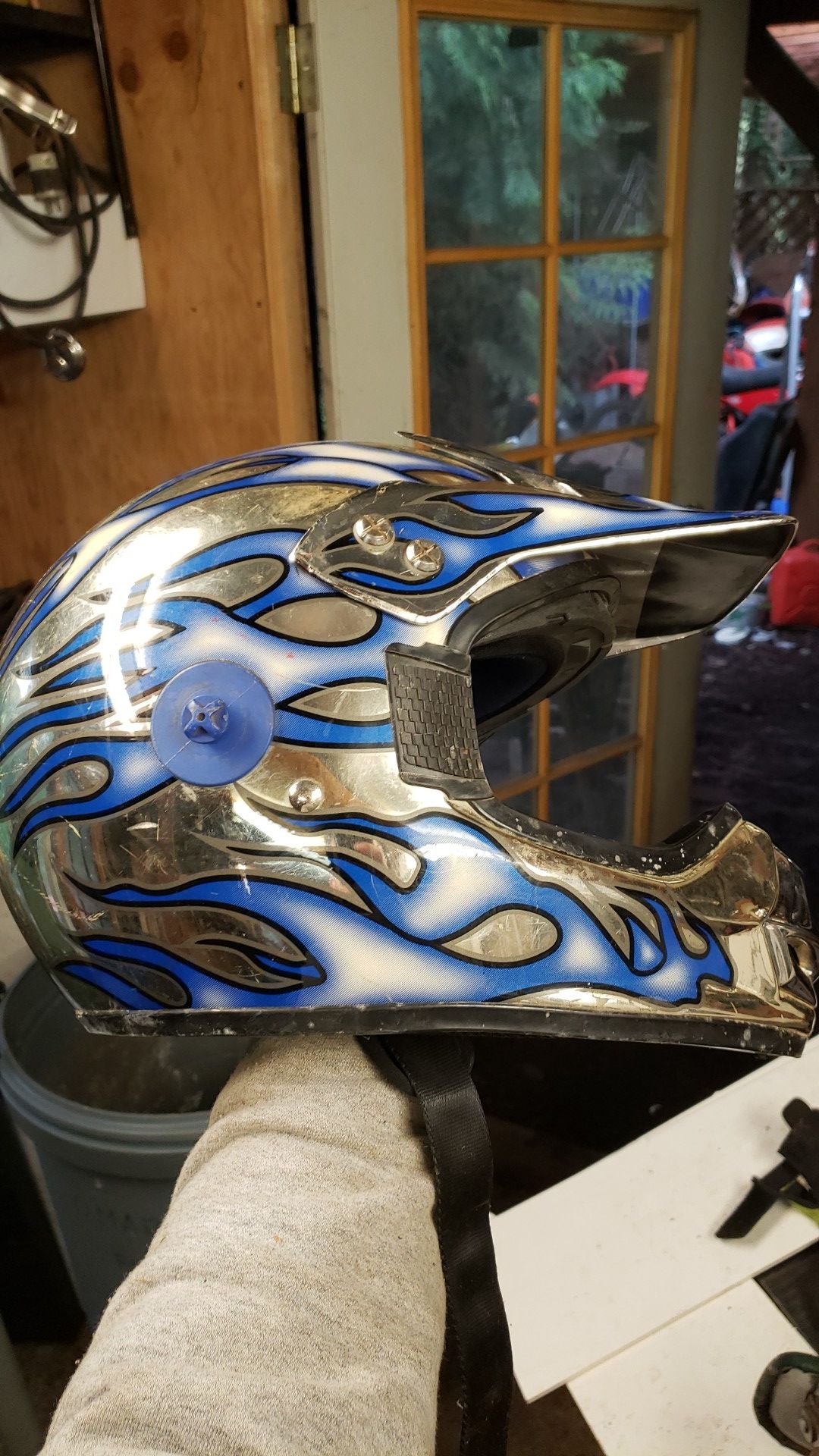Dirt bike helmet