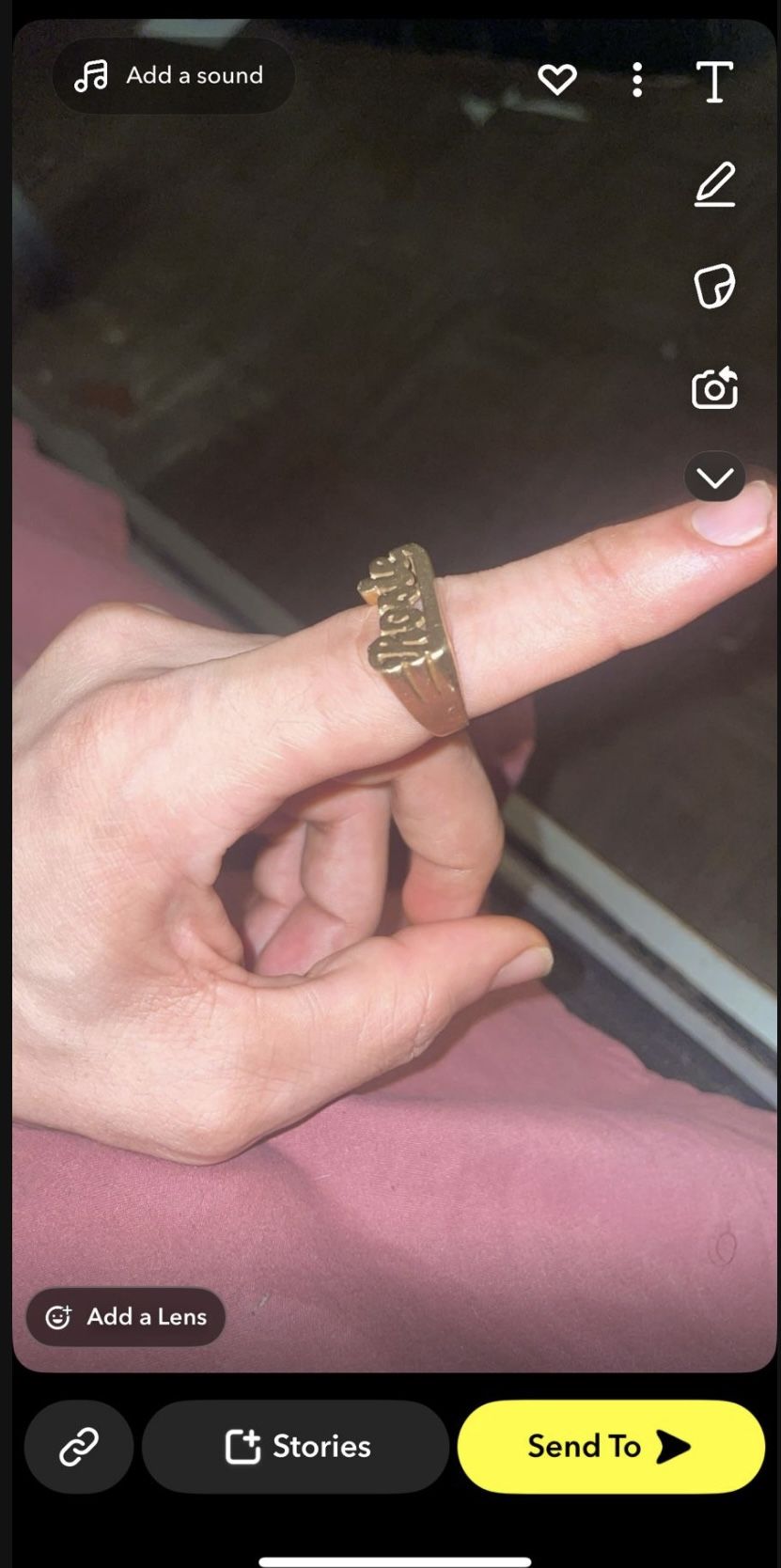 Genuine 14k Gold Name Ring