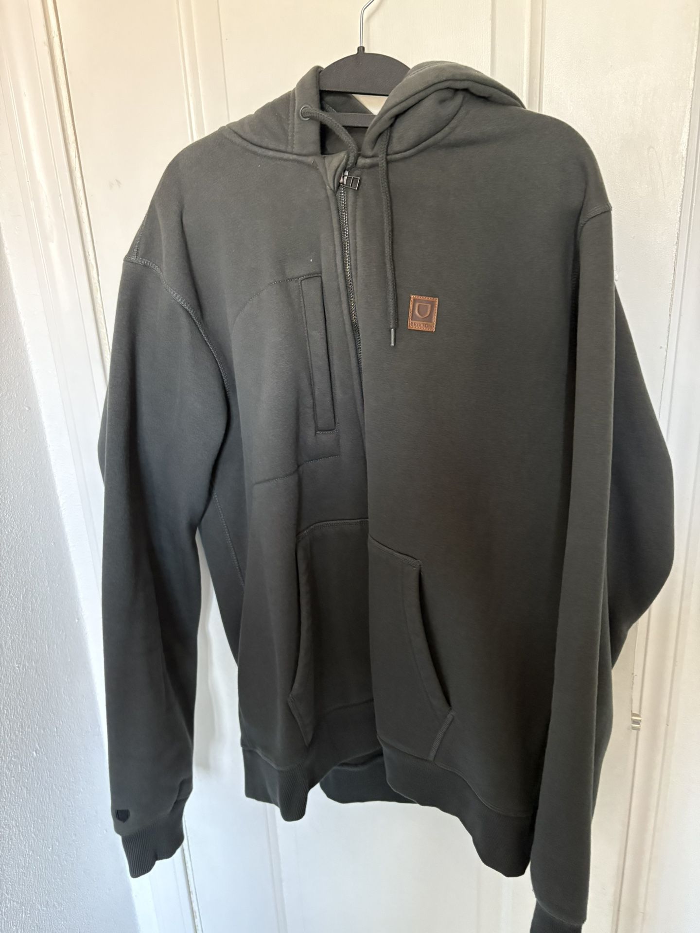 Brixton Work Wear Thick Hoodie Large