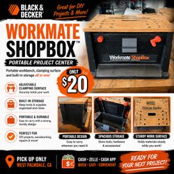 🔨 Black & Decker Workmate ShopBox – $20
