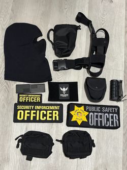 Security Guard Gear Equipment Duty Belt Vest Patches Uniform