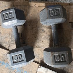 Dumbbells- Exercise - 40 Pounds