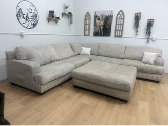 Large Cream Sectional Couch Free Delivery