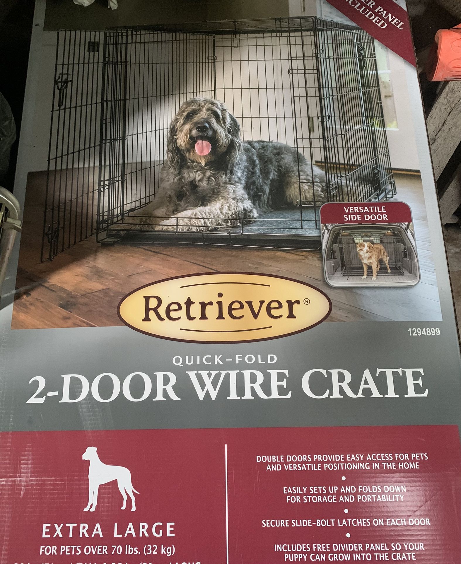 Dog Cage. 28’-36’. Like New.