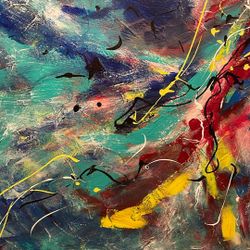 Acrylic Abstract Custom Painting