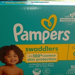Pampers Swaddlers "Active Baby" Size  (6) Baby Diapers For $20.0.
