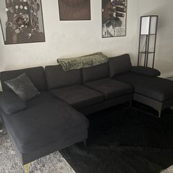 black sofa 