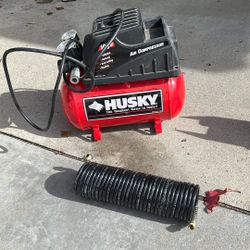 Air Compressor with Brad and Pin Nailers