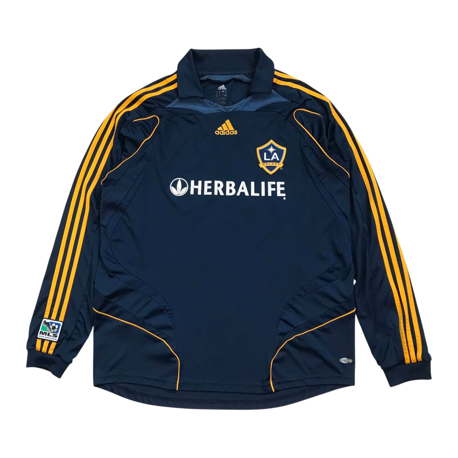 Vintage David Beckham LA Galaxy #23 Jersey XL Mens Adidas Long Sleeve LS Soccer