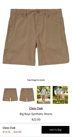 Boys school shorts