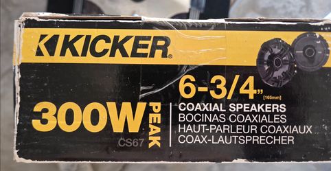 Kicker Cs674 6-3/4" Cs-Series Coaxial Sitegeo Audio Speaker ...