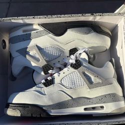 Air Jordan 4 White Cement 