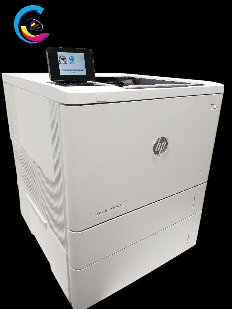 Laser Printer DUAL-TRAY || Hp LaserJet Enterprise M608 || LIKE NEW || Pages Count 362 || Prints Double-Sided || Speed Up To 65ppm ||