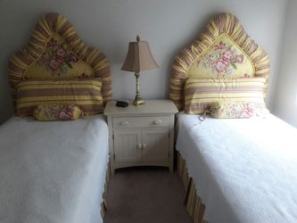 Custom twin beds