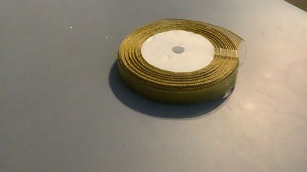 Gold Metallic Ribbon Roll