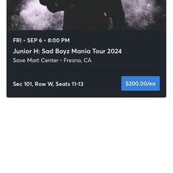 Junior H Concert Tickets , Fresno CA 