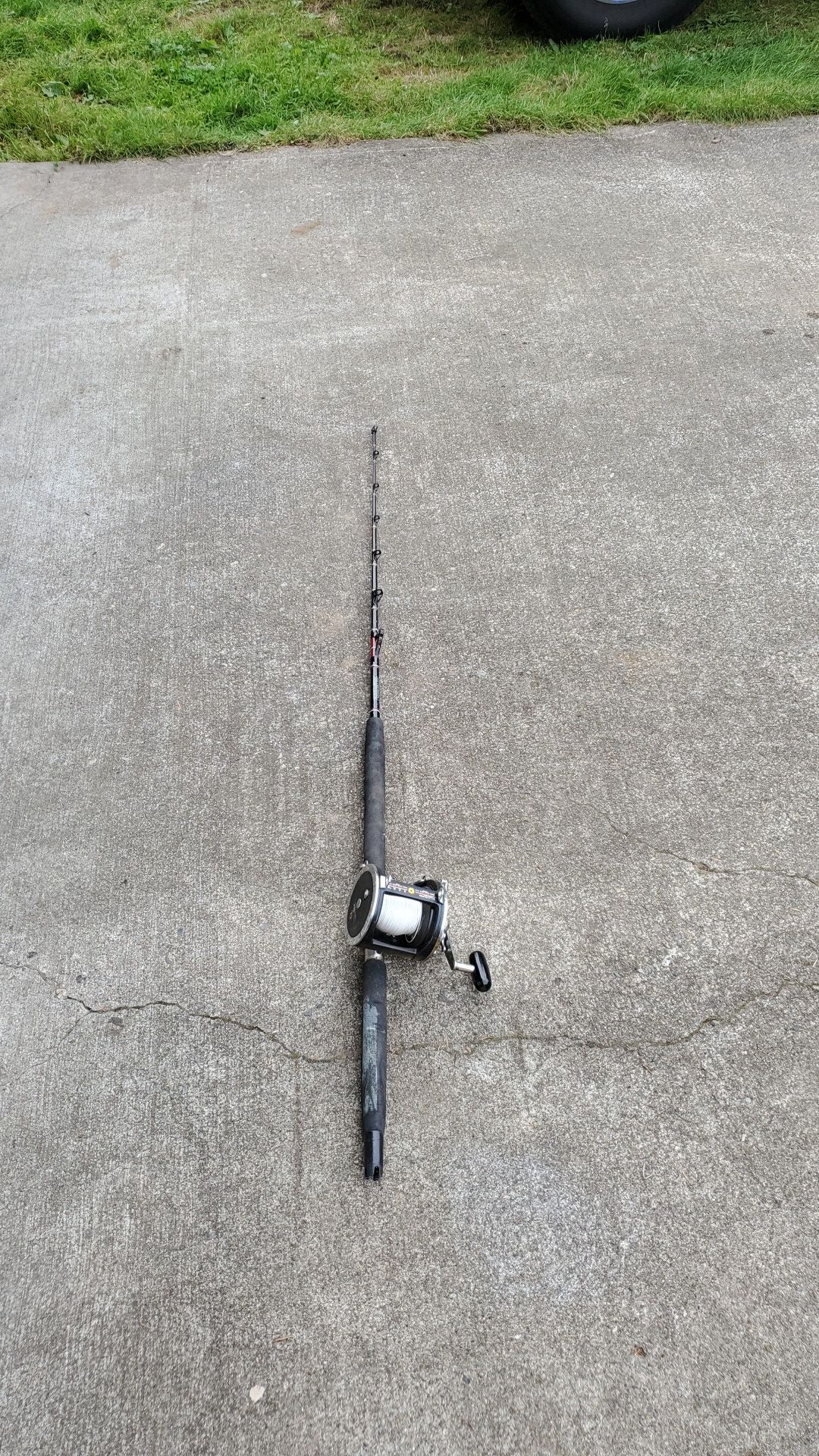 Halibut fishing rod