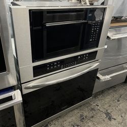 Frigidaire Gallery Stainless Steel 30” Wide Microwave Oven Combo 