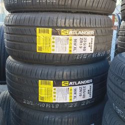 235/40/19 Atlander 🔥4 llantas nuevas instaladas y balanceadas//4 new tires mount & balance