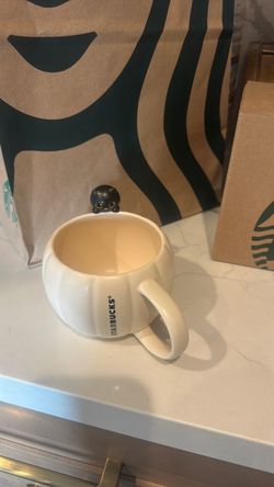 Black cat pumpkin mug