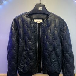 CELINE TRIOMPHE BOMBER JACKET IN SOFT LAMBSKIN