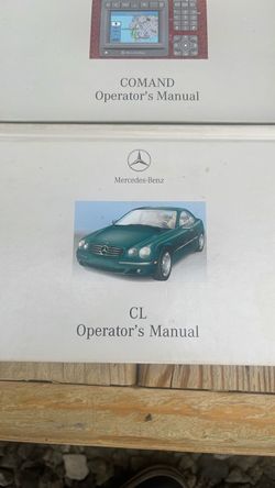Mercedes-Benz CL & COMAND Operator's Manuals