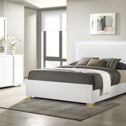 🌺 FREE DELIVERY 🌺Brand New 5PC Queen Size Bedroom Set ( Queen Bed, NS, Dresser, Mirror, Chest)