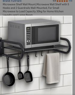 New In The Box Never Opened. Microwave Wall Shelf