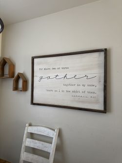 Large Wooden Picture