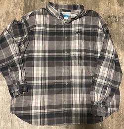 Columbia XXL  plaid Flannel Long Sleeve Button Down Shirt