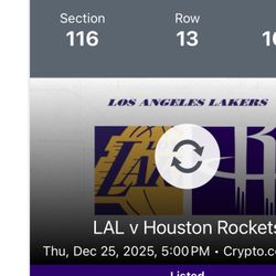 Lakers Tix Christmas Rockets
