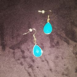 Turquoise Homemade Earrings