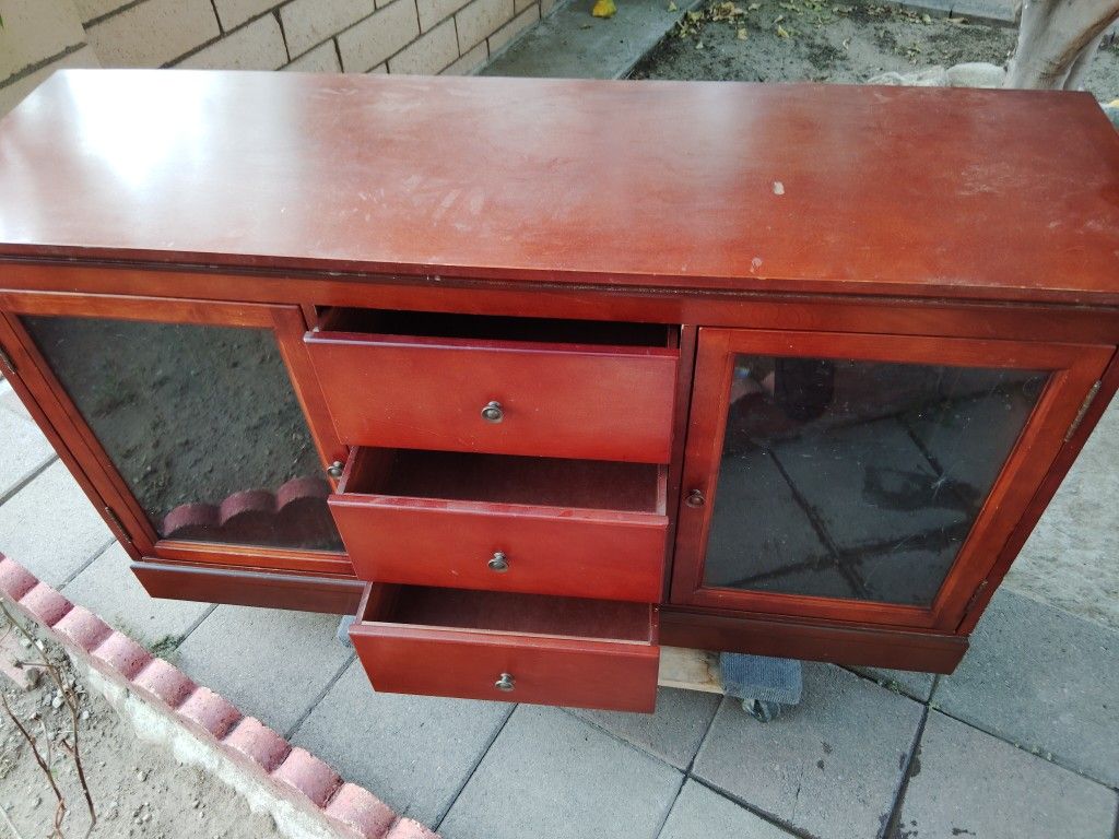 Mueble De Madera Masiso Bueno Condicion