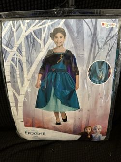 Anna Frozen Halloween Costume (size:7/8) 