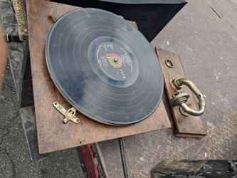 Antique record player