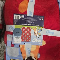 Bluey Valentine Blanket