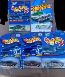 Hotwheels 59 impala set of 5