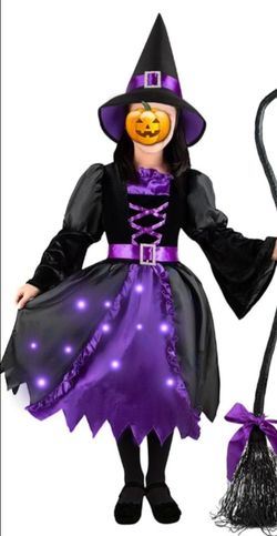 Girls Witch Costume size L
