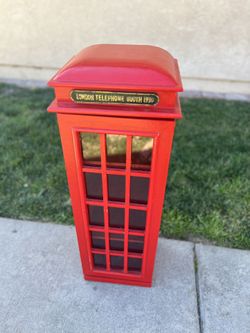 Wood London Telephone Booth (Home decor) 