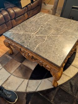 Marble coffee table