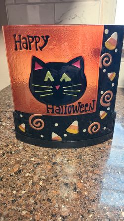 Happy Halloween Tea Light Holder