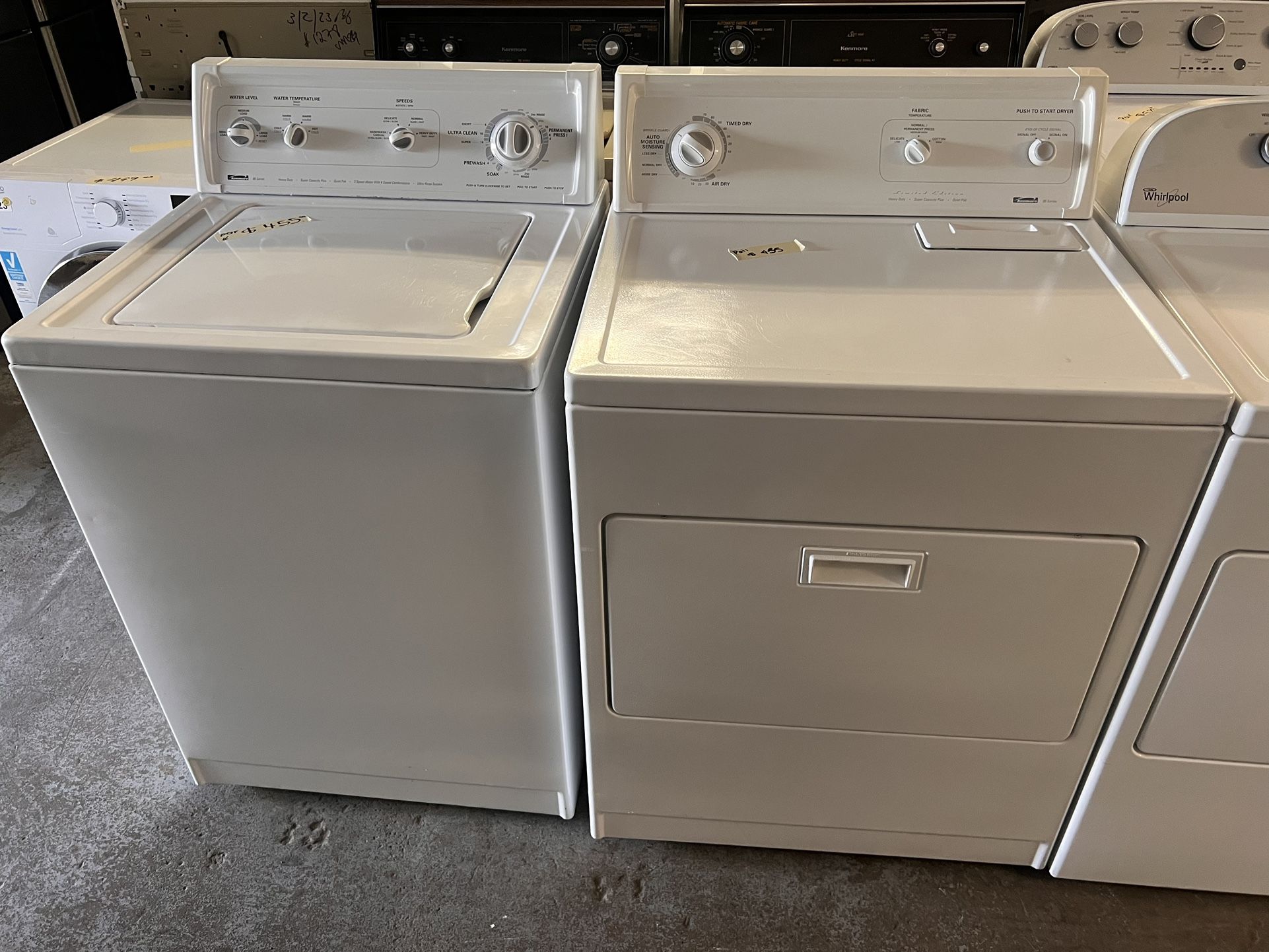 Kenmore Washer And Dryer Set White