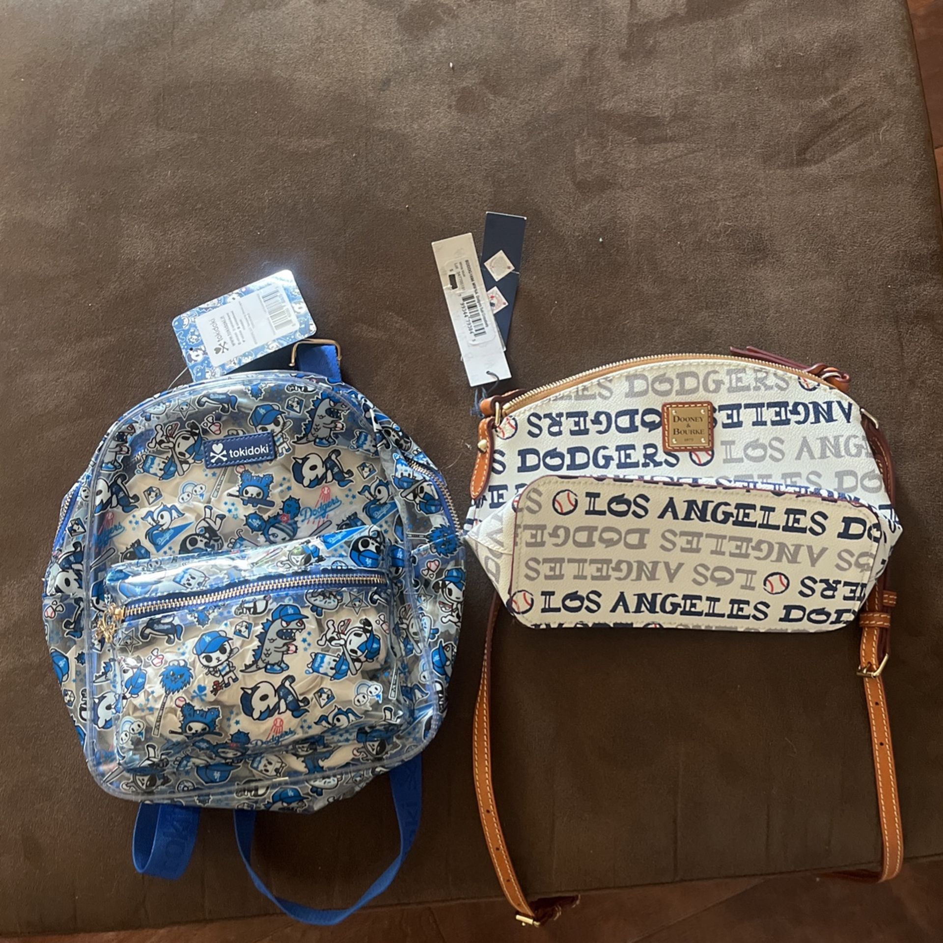 Dodgers Backpack And Purse