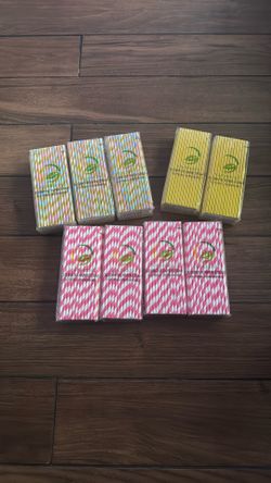 Paper Straws  For Birthdays, Weddings, Baby Showers 